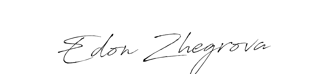 Also we have Edon Zhegrova name is the best signature style. Create professional handwritten signature collection using Antro_Vectra autograph style. Edon Zhegrova signature style 6 images and pictures png