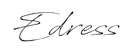 Elevate your brand with a stunning Edress eSignature. The Antro_Vectra style provides a balanced, flowing aesthetic for everyday signing. Edress signature style 6 images and pictures png
