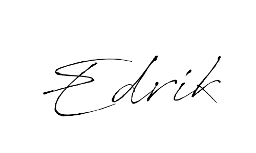 if you are searching for the best signature style for your name Edrik. so please give up your signature search. here we have designed multiple signature styles  using Antro_Vectra. Edrik signature style 6 images and pictures png