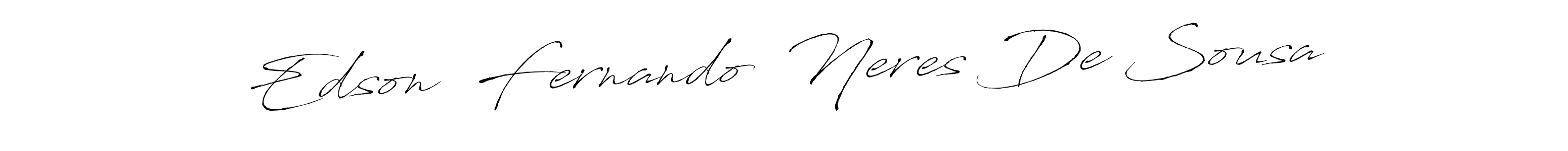 Design your own signature with our free online signature maker. With this signature software, you can create a handwritten (Antro_Vectra) signature for name Edson  Fernando  Neres De Sousa. Edson  Fernando  Neres De Sousa signature style 6 images and pictures png