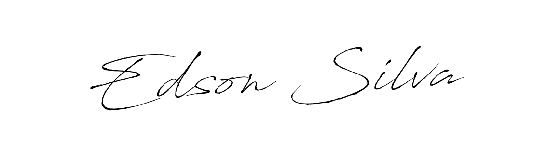 Use a signature maker to create a handwritten signature online. With this signature software, you can design (Antro_Vectra) your own signature for name Edson Silva. Edson Silva signature style 6 images and pictures png