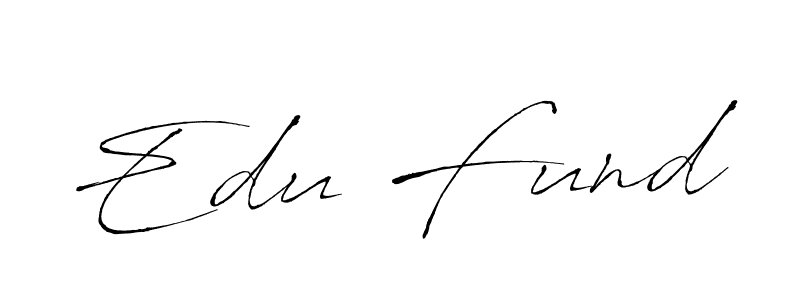 Create a beautiful signature design for name Edu Fund. With this signature (Antro_Vectra) fonts, you can make a handwritten signature for free. Edu Fund signature style 6 images and pictures png