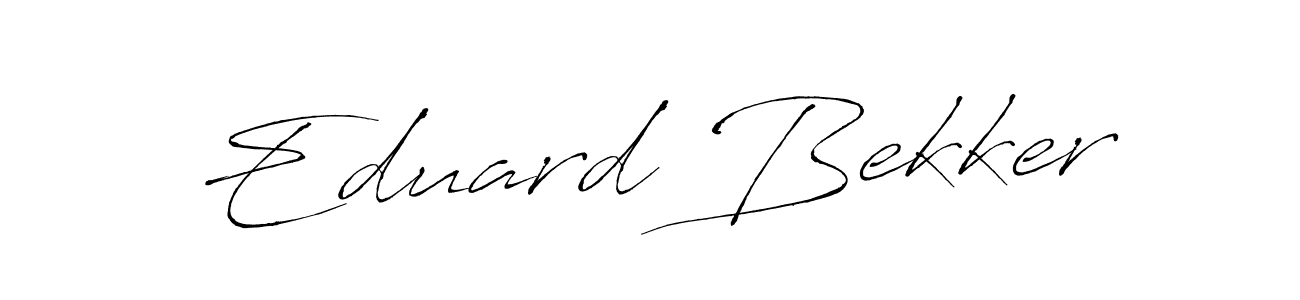 Design your own signature with our free online signature maker. With this signature software, you can create a handwritten (Antro_Vectra) signature for name Eduard Bekker. Eduard Bekker signature style 6 images and pictures png