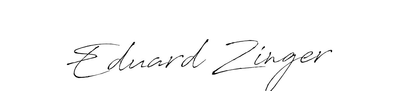 How to make Eduard Zinger signature? Antro_Vectra is a professional autograph style. Create handwritten signature for Eduard Zinger name. Eduard Zinger signature style 6 images and pictures png