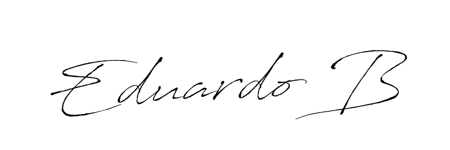 Once you've used our free online signature maker to create your best signature Antro_Vectra style, it's time to enjoy all of the benefits that Eduardo B name signing documents. Eduardo B signature style 6 images and pictures png