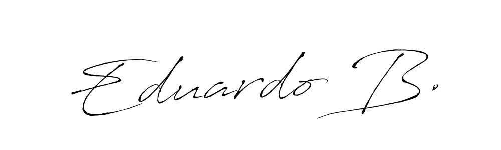 This is the best signature style for the Eduardo B. name. Also you like these signature font (Antro_Vectra). Mix name signature. Eduardo B. signature style 6 images and pictures png