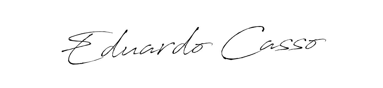 Design your own signature with our free online signature maker. With this signature software, you can create a handwritten (Antro_Vectra) signature for name Eduardo Casso. Eduardo Casso signature style 6 images and pictures png