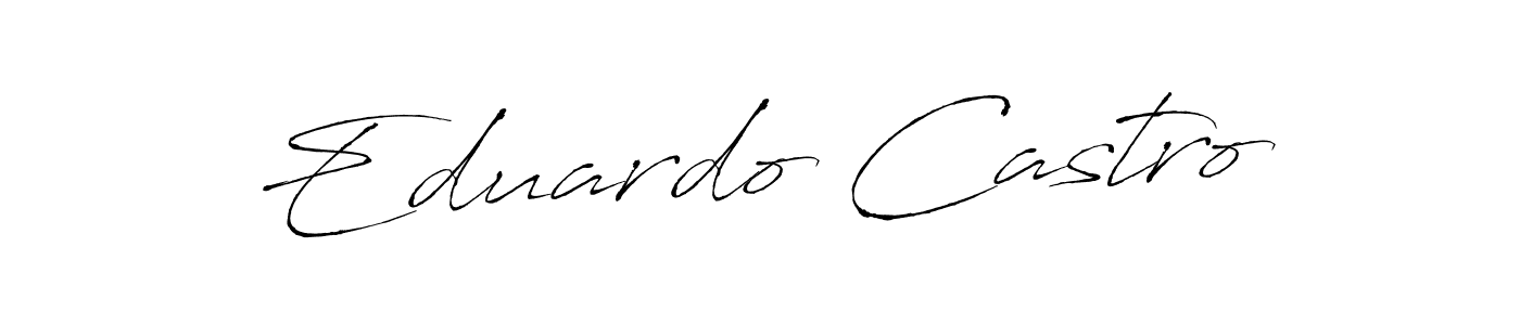 Make a beautiful signature design for name Eduardo Castro. With this signature (Antro_Vectra) style, you can create a handwritten signature for free. Eduardo Castro signature style 6 images and pictures png