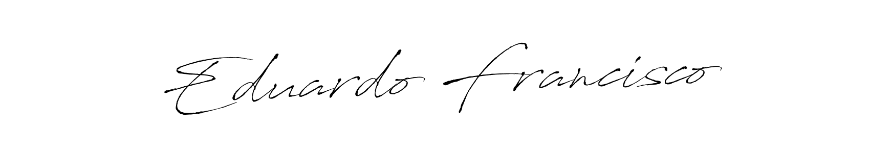 Make a short Eduardo Francisco signature style. Manage your documents anywhere anytime using Antro_Vectra. Create and add eSignatures, submit forms, share and send files easily. Eduardo Francisco signature style 6 images and pictures png