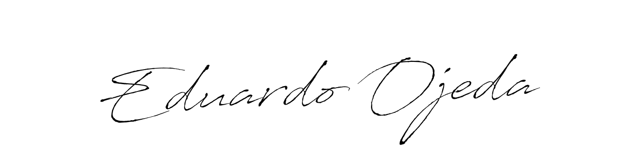 How to make Eduardo Ojeda name signature. Use Antro_Vectra style for creating short signs online. This is the latest handwritten sign. Eduardo Ojeda signature style 6 images and pictures png