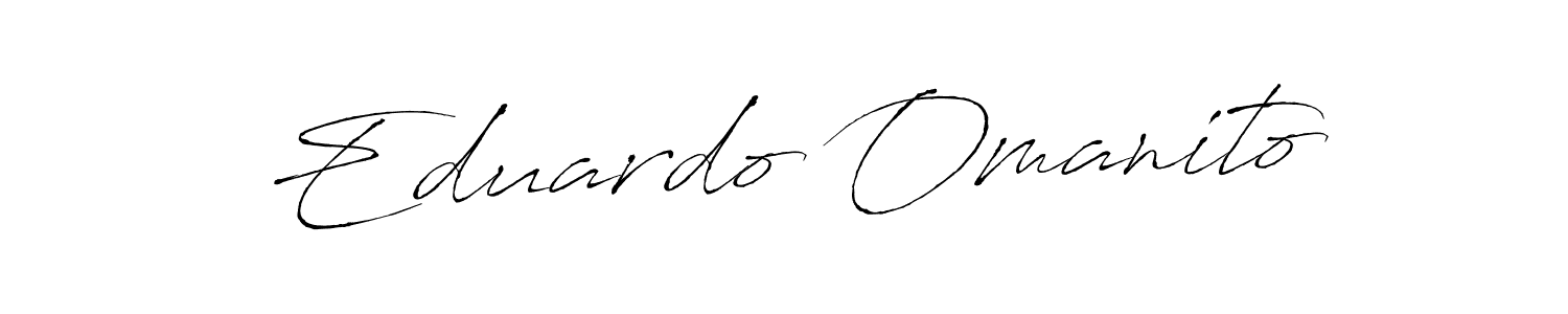 Once you've used our free online signature maker to create your best signature Antro_Vectra style, it's time to enjoy all of the benefits that Eduardo Omanito name signing documents. Eduardo Omanito signature style 6 images and pictures png