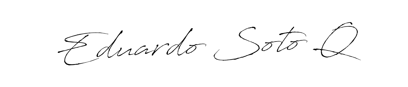 How to Draw Eduardo Soto Q signature style? Antro_Vectra is a latest design signature styles for name Eduardo Soto Q. Eduardo Soto Q signature style 6 images and pictures png