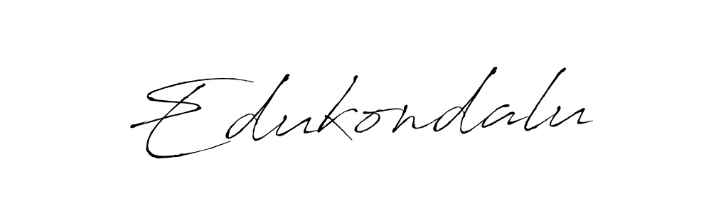 How to make Edukondalu signature? Antro_Vectra is a professional autograph style. Create handwritten signature for Edukondalu name. Edukondalu signature style 6 images and pictures png