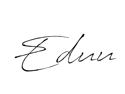 if you are searching for the best signature style for your name Eduu. so please give up your signature search. here we have designed multiple signature styles  using Antro_Vectra. Eduu signature style 6 images and pictures png