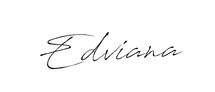 You should practise on your own different ways (Antro_Vectra) to write your name (Edviana) in signature. don't let someone else do it for you. Edviana signature style 6 images and pictures png