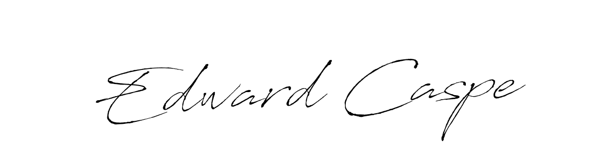 Make a beautiful signature design for name Edward Caspe. With this signature (Antro_Vectra) style, you can create a handwritten signature for free. Edward Caspe signature style 6 images and pictures png