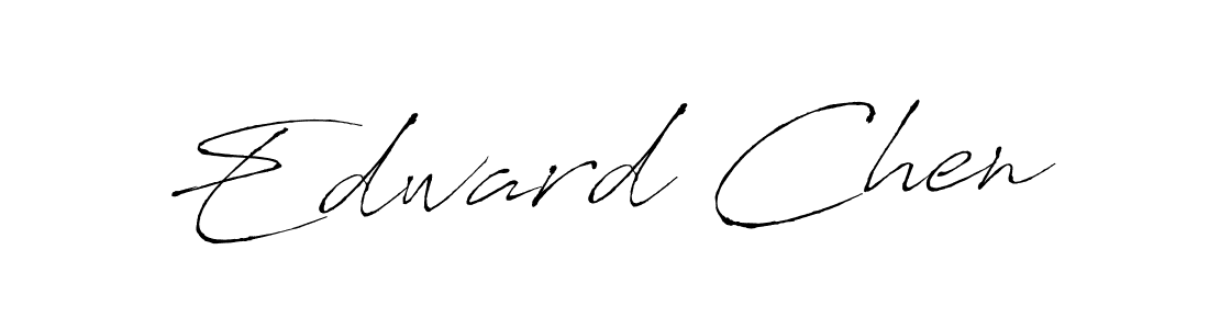 Make a beautiful signature design for name Edward Chen. With this signature (Antro_Vectra) style, you can create a handwritten signature for free. Edward Chen signature style 6 images and pictures png