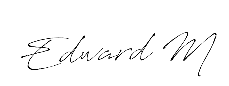 This is the best signature style for the Edward M name. Also you like these signature font (Antro_Vectra). Mix name signature. Edward M signature style 6 images and pictures png