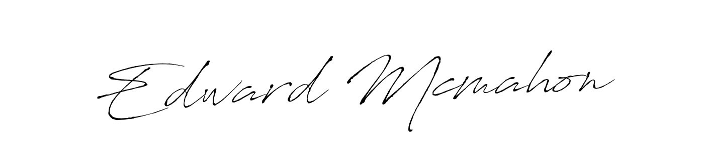 Edward Mcmahon stylish signature style. Best Handwritten Sign (Antro_Vectra) for my name. Handwritten Signature Collection Ideas for my name Edward Mcmahon. Edward Mcmahon signature style 6 images and pictures png