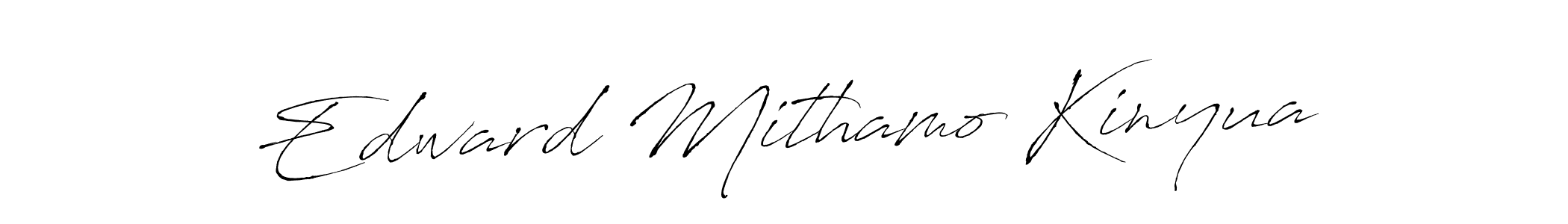 Also we have Edward Mithamo Kinyua name is the best signature style. Create professional handwritten signature collection using Antro_Vectra autograph style. Edward Mithamo Kinyua signature style 6 images and pictures png
