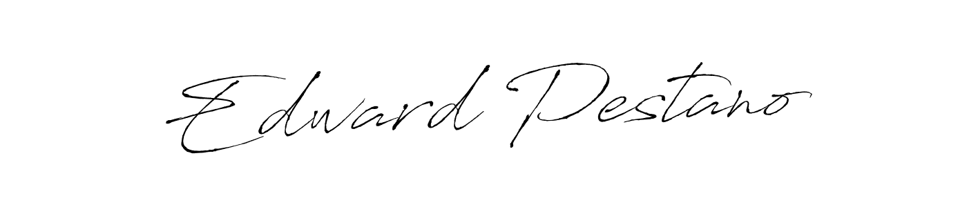 Edward Pestano stylish signature style. Best Handwritten Sign (Antro_Vectra) for my name. Handwritten Signature Collection Ideas for my name Edward Pestano. Edward Pestano signature style 6 images and pictures png