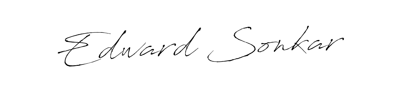 Use a signature maker to create a handwritten signature online. With this signature software, you can design (Antro_Vectra) your own signature for name Edward Sonkar. Edward Sonkar signature style 6 images and pictures png