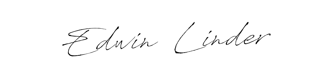 Use a signature maker to create a handwritten signature online. With this signature software, you can design (Antro_Vectra) your own signature for name Edwin  Linder. Edwin  Linder signature style 6 images and pictures png