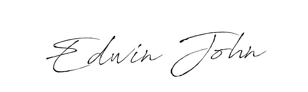 Create a beautiful signature design for name Edwin John. With this signature (Antro_Vectra) fonts, you can make a handwritten signature for free. Edwin John signature style 6 images and pictures png