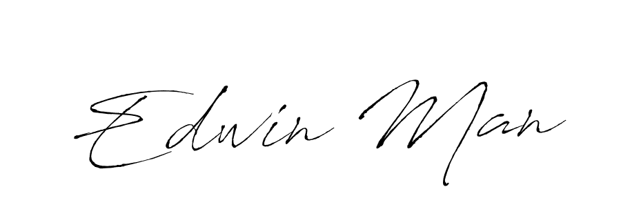 Design your own signature with our free online signature maker. With this signature software, you can create a handwritten (Antro_Vectra) signature for name Edwin Man. Edwin Man signature style 6 images and pictures png