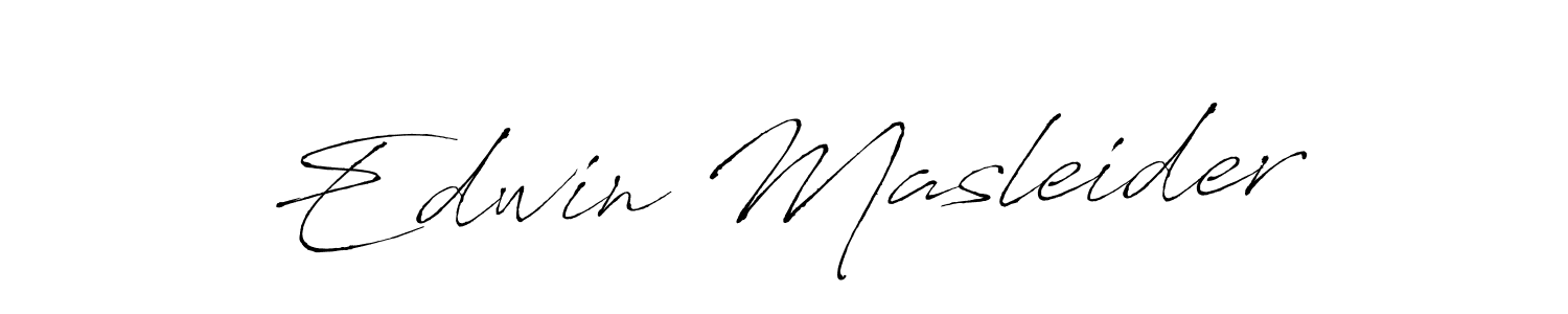 Make a beautiful signature design for name Edwin Masleider. With this signature (Antro_Vectra) style, you can create a handwritten signature for free. Edwin Masleider signature style 6 images and pictures png