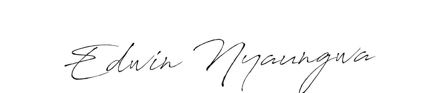 Create a beautiful signature design for name Edwin Nyaungwa. With this signature (Antro_Vectra) fonts, you can make a handwritten signature for free. Edwin Nyaungwa signature style 6 images and pictures png