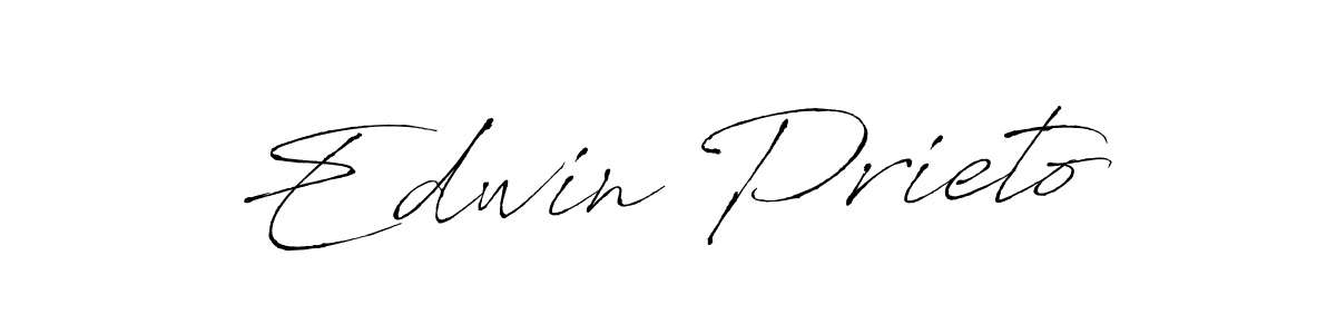 Design your own signature with our free online signature maker. With this signature software, you can create a handwritten (Antro_Vectra) signature for name Edwin Prieto. Edwin Prieto signature style 6 images and pictures png