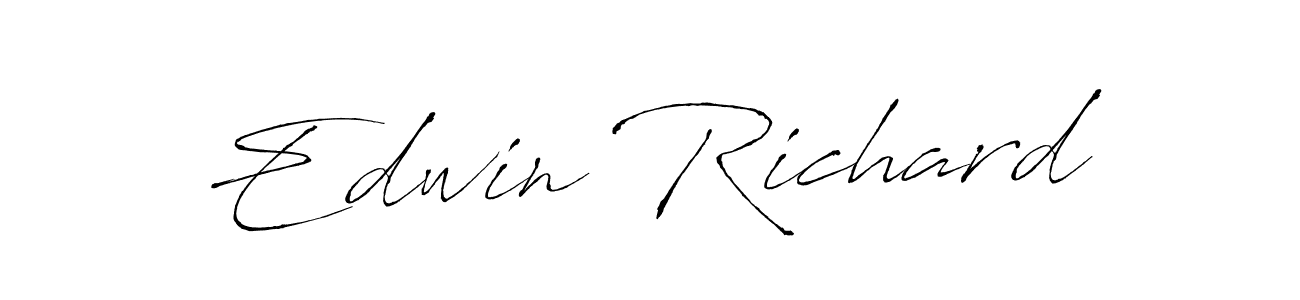 Also You can easily find your signature by using the search form. We will create Edwin Richard name handwritten signature images for you free of cost using Antro_Vectra sign style. Edwin Richard signature style 6 images and pictures png