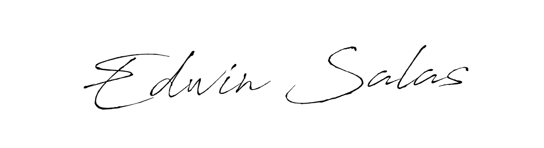 How to make Edwin Salas name signature. Use Antro_Vectra style for creating short signs online. This is the latest handwritten sign. Edwin Salas signature style 6 images and pictures png