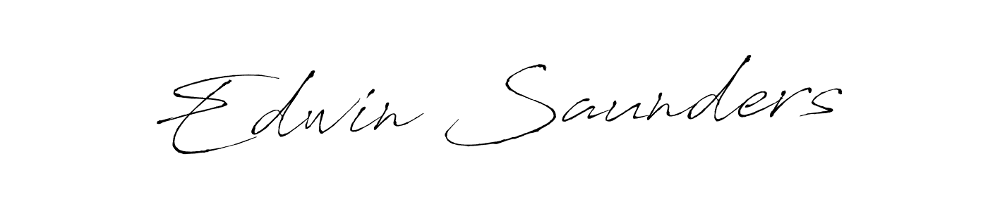 Design your own signature with our free online signature maker. With this signature software, you can create a handwritten (Antro_Vectra) signature for name Edwin Saunders. Edwin Saunders signature style 6 images and pictures png