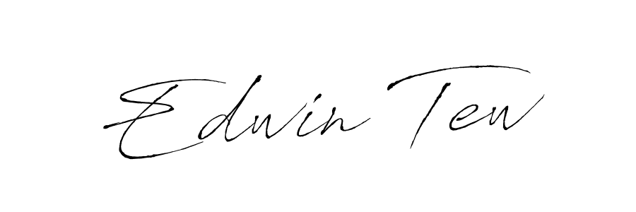 Also You can easily find your signature by using the search form. We will create Edwin Tew name handwritten signature images for you free of cost using Antro_Vectra sign style. Edwin Tew signature style 6 images and pictures png