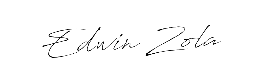 Also we have Edwin Zola name is the best signature style. Create professional handwritten signature collection using Antro_Vectra autograph style. Edwin Zola signature style 6 images and pictures png