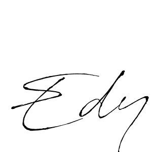 Create a beautiful signature design for name Edy. With this signature (Antro_Vectra) fonts, you can make a handwritten signature for free. Edy signature style 6 images and pictures png