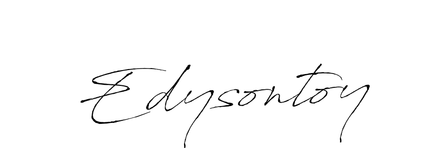 Make a beautiful signature design for name Edysontoy. With this signature (Antro_Vectra) style, you can create a handwritten signature for free. Edysontoy signature style 6 images and pictures png