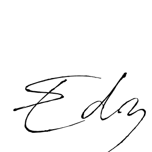 Also we have Edz name is the best signature style. Create professional handwritten signature collection using Antro_Vectra autograph style. Edz signature style 6 images and pictures png