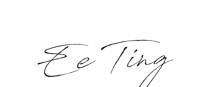 It looks lik you need a new signature style for name Ee Ting. Design unique handwritten (Antro_Vectra) signature with our free signature maker in just a few clicks. Ee Ting signature style 6 images and pictures png