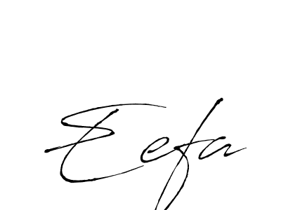 How to make Eefa signature? Antro_Vectra is a professional autograph style. Create handwritten signature for Eefa name. Eefa signature style 6 images and pictures png