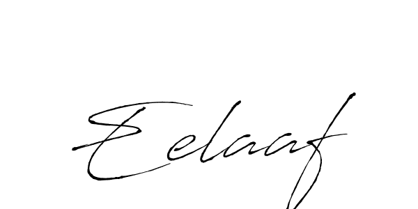 Use a signature maker to create a handwritten signature online. With this signature software, you can design (Antro_Vectra) your own signature for name Eelaaf. Eelaaf signature style 6 images and pictures png