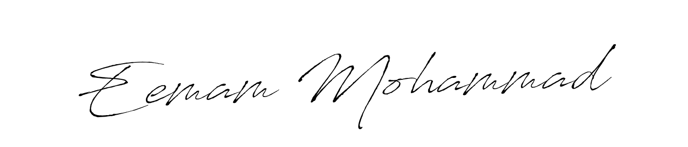 You can use this online signature creator to create a handwritten signature for the name Eemam Mohammad. This is the best online autograph maker. Eemam Mohammad signature style 6 images and pictures png