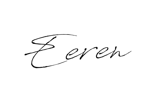 Eeren stylish signature style. Best Handwritten Sign (Antro_Vectra) for my name. Handwritten Signature Collection Ideas for my name Eeren. Eeren signature style 6 images and pictures png