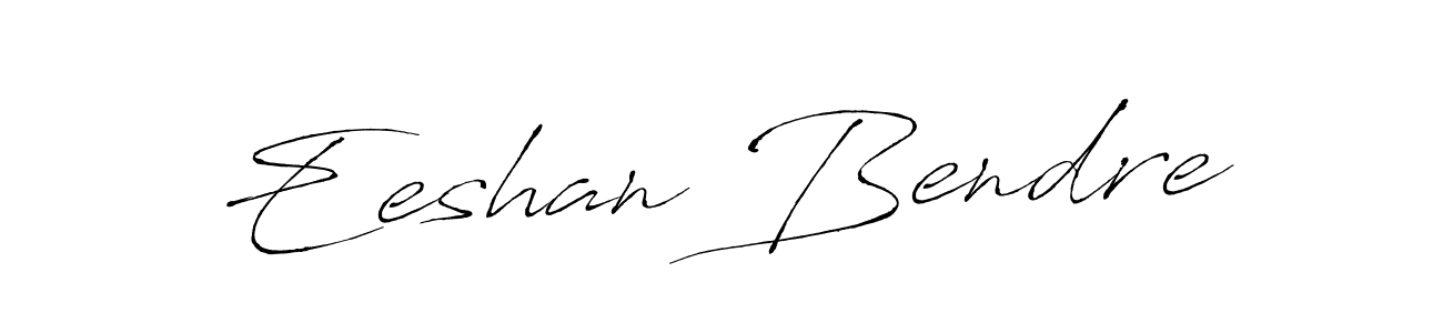 Make a beautiful signature design for name Eeshan Bendre. With this signature (Antro_Vectra) style, you can create a handwritten signature for free. Eeshan Bendre signature style 6 images and pictures png