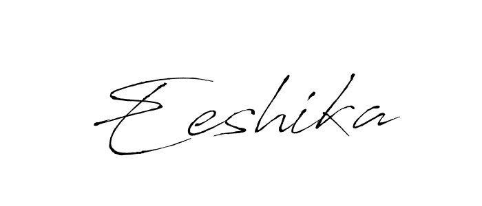 Create a beautiful signature design for name Eeshika. With this signature (Antro_Vectra) fonts, you can make a handwritten signature for free. Eeshika signature style 6 images and pictures png