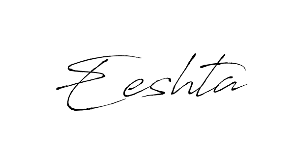 You should practise on your own different ways (Antro_Vectra) to write your name (Eeshta) in signature. don't let someone else do it for you. Eeshta signature style 6 images and pictures png