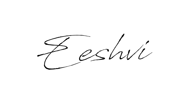 The best way (Antro_Vectra) to make a short signature is to pick only two or three words in your name. The name Eeshvi include a total of six letters. For converting this name. Eeshvi signature style 6 images and pictures png