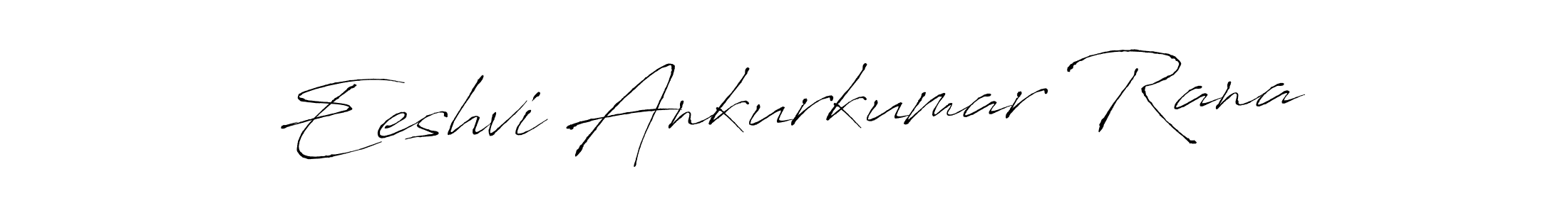 This is the best signature style for the Eeshvi Ankurkumar Rana name. Also you like these signature font (Antro_Vectra). Mix name signature. Eeshvi Ankurkumar Rana signature style 6 images and pictures png